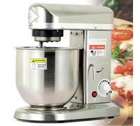 Cashwise Professional Stand Mixer, 3 Speed Mixing Bowl Electric with Beater & Dough Hook, Commercial Kitchen Cake & Dough Mixer for Baking Bread and Cakes StainlessSteel-7L