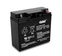 Casil 12V 18AH Battery with Nut and Bolt Terminals, 12v 18ah AGM Compatible Replacement for All 12 Volt 18 AMP SLA Alarm Battery d18s SLA 1116