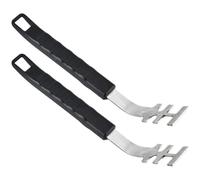 Casiler 2 Pcs Grill Grate Lifter, Anti-scald Cooking Grid Lifter Grill Accessories for Moving Hot Grate Barbecue Accessories