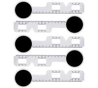 Casiler 5pcs Portable Pd Ruler Pupil Distance Meter Pupil Measurement Tool for Optometrist Portable Pupillary Distance Measuring