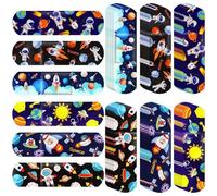 Casiler 60pcs/set Cartoon Astronaut Prints Band Aid Kawaii Plaster First Aid Dressing Strips Tape Patch Adhesive Bandages
