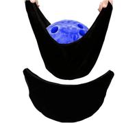 Casiler Bowling Ball Cleaner 2 Pack Washable Bowling Ball Towel Black Bowling Ball See Saw Bowling Ball Polisher Bowling Ball Bags