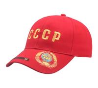 Casiler Cccp Baseball Cap Soviet Cccp Embroidery Baseball Hat Cotton Russian Hat Snapback Cap for Men Women Outdoor Visor Hat