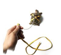Casiler Leather Harness Strap for Tortoise Adjustable Small Pet Harness Reptile Leash Turtle Leash Pet Walking Lead