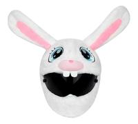 Casiler Motorcycle Helmet Cover Cute Cartoon Plush Bunny Helmet Cover Funny Helmet Decoration Motorcycle Helmet Riding Equipment