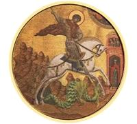 Casiler Russian Saint George and Dragon Double Headed Eagle Commemorative Coin Souvenir Coin Collectible Coin