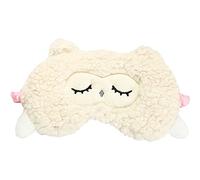 Casiler Soft Plush Sheep Sleeping Mask Cute Blindfold Eye Cover for Women Girls Kids Travel Nap Night Sleeping