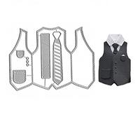 Casiler Vest Shirt Tie Metal Cutting Craft Happy Father's Day Diy Scrapbooking Cards Blade Punch Stencils Die Cut