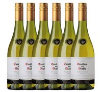 Casillero Del Diablo Chardonnay White Wine | From Chile | 75 ottles (Case of 6) | Creamy, Fruity & Well-Balanced | Premium Wine Gift Set | Ideal for Dining, Parties & Gifting