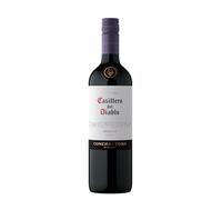 Casillero del Diablo Merlot Red Wine, Silky Medium-Bodied Chilean Red Wine with Cherry & Vanilla Notes, 750ml, Case of 6