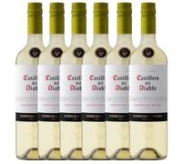 Casillero Del Diablo white wine | From Chile | 75cl | 13% ABV | wine gifts | Crisp, Fresh & Fruity | Premium Wine Gift Set | (Case of 6 bottles, Sauvignon Blanc)