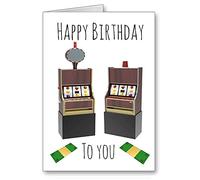 Casino Fruit Machines Slot Card Happy Birthday to You Gambling