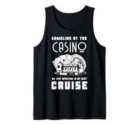 Casino Gambling Comp Win Cruising Trip Roulette 777 Poker Tank Top
