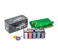 Casino Games Poker Set With 200 Chips | Poker Set With Mat And Chips Blackjack Game | Poker Set And Poker Chips Texas Holdem Poker Set