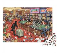 Casino Heist Final Escape Wooden Jigsaw Puzzle Waterproof 1000 Piece Puzzles for Adults Gifts Fun Home Decoration