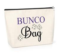 Casino Lover Gift Makeup Bag Gambler Gift for Women Gambler Party Gift Lucky Casino Gift Gambler Gift for Women Friend Players Christmas Birthday Presents for Gambler Friends Zipper Cosmetic Pouch