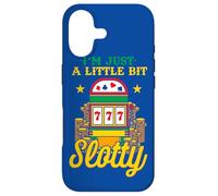Casino Lover I'm Just A Little Bit Slotty Funny Gambler Case for iPhone 17