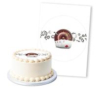 Casino Night Roulette Aces & Chips, 1 Icing Sheet 8" Round Cake Topper