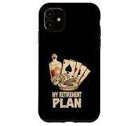 Casino Poker Player My Retirement Plan Poker Card Player Case for iPhone 11