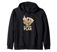 Casino Poker Player My Retirement Plan Poker Card Player Zip Hoodie