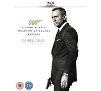 Daniel Craig James Bond Casino Royale Quantum Solace Skyfall BLU RAY Collection