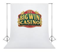 Casino Slots 777 Big Win Abstract Photography Backdrop Washable Photo Studio Backdrops Background for Party Video Shooting