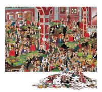 Casino Wooden Jigsaw Puzzle 300 Piece for Adults Fun Decoration Toy Intellectual Game Education Game Stress Relief Relaxation And Intelligence 300pcs (40x28cm)