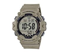 Casio 10 Year Battery, Khaki, One Size, AE-1500WH-5AVCF