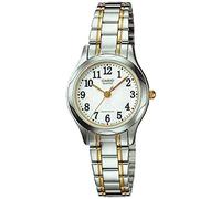 Casio 1200, Women's Wristwatch, White/Silver, Bracelet