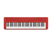 Casio, 61-Key Portable Keyboard (CT-S1RD) | Touch-sensitive, retro design; stereo grand piano + 60 AiX tones; 64-note polyphony; USB-MIDI