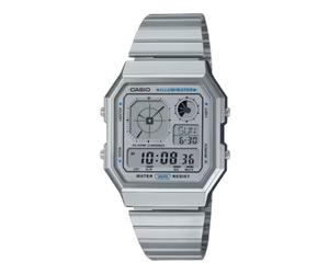Casio A130WE-7A Digital Vintage Stainless Steel Quartz Alarm Retro Watch Smart