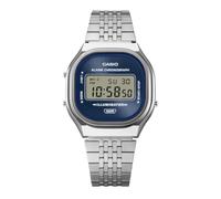 Casio A140 Series Alarm Chronograph Illuminator (36.8mm) Blue Sunray Dial/Stainless Steel Band A140WE-2AEF