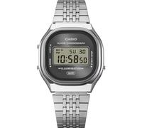 Casio A140 Series Alarm Chronograph Illuminator (36.8mm) Grey Sunray Dial/Stainless Steel Band A140WE-8AEF