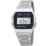 Casio A158WA-1DF - Men's Watch, Silver Metal Strap, Bracelet