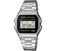 Casio A158WEA-1EF Collection Chronograph Multifunction Quartz Unisex Black Si...