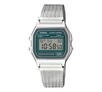 Casio A158WEM-3EF Vintage Iconic Digital Watch Petrol Silver