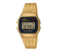 Casio A159WGEA-1 Gold Digital Watch Alarm Retro UK Steel Classic Quartz Men XL