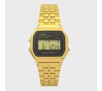 Casio A159WGEA-1 | Unisex Digital Quartz Wrist Watch, Gold-Tone Stainless Steel