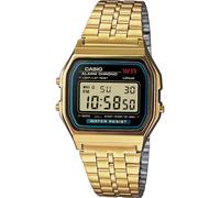 Casio Classic Gold Plated Digital Alarm Chronograph Watch A159WGEA-1EF Grey