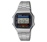 Casio Unisex Digital Watch with Stainless Steel Bracelet A168WA-1W