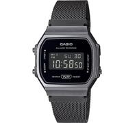 Casio A168WEMB-1BEF Vintage 35mm Multifunction Quartz Unisex Black Grey 0 ATM