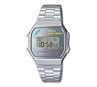 Casio Men's Digital Quartz Watch with Stainless Steel Strap A168WEPC-7AER