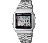 Casio Men's Stainless Steel Digital Bracelet Watch A500WEA-1EF Silver
