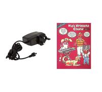 Casio AD-E95100LE Keyboard UK 3 Pin Power Supply AC Adapter & Kids Keyboard Course: Bk. 1: E-Z Play Today