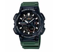 Casio Aeq-110w-3a 52.2mm 10atm Quartz Analogue/digital Watch