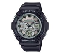 Casio Aeq-120w-7a 53.3mm 10atm Quartz Analogue/digital Watch