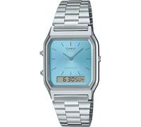 Casio Ana-Digi Analog Digi Quartz Wristwatch, Vintage Series, AQ-230 Series, Unisex, Dual Time, Overseas Model