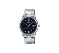 Casio Analog Black Dial Men's Watch-MTP-V002D-1B3UDF, Black, strap