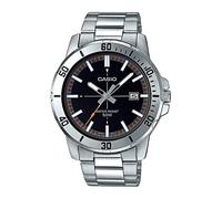 Casio MTP-VD01D-1E2V Men's Enticer Stainless Steel Black Dial Casual Analog Sporty Watch