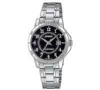 Casio Women's LTP-V004D-1B Stainless Steel Analog Watch, Analog Watch,Quartz Movement